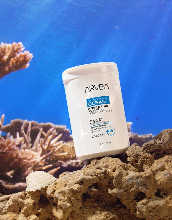 رول-أون أوشن من أرفيا لعطر منعش وثبات يومي