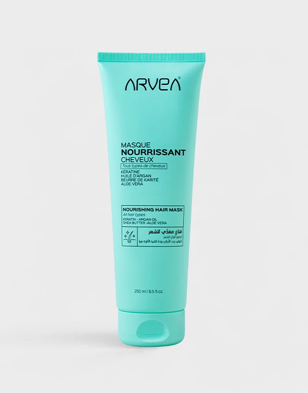 ماسك الشعر من أرفيا تركيبة مثالية للعناية المكثفة، صُمم هذه الماسك المغذي للشعر ليناسب جميع أنواع الشعر