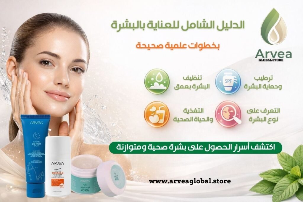 الدليل الشامل للعناية بالبشرة بخطوات علمية صحيحة